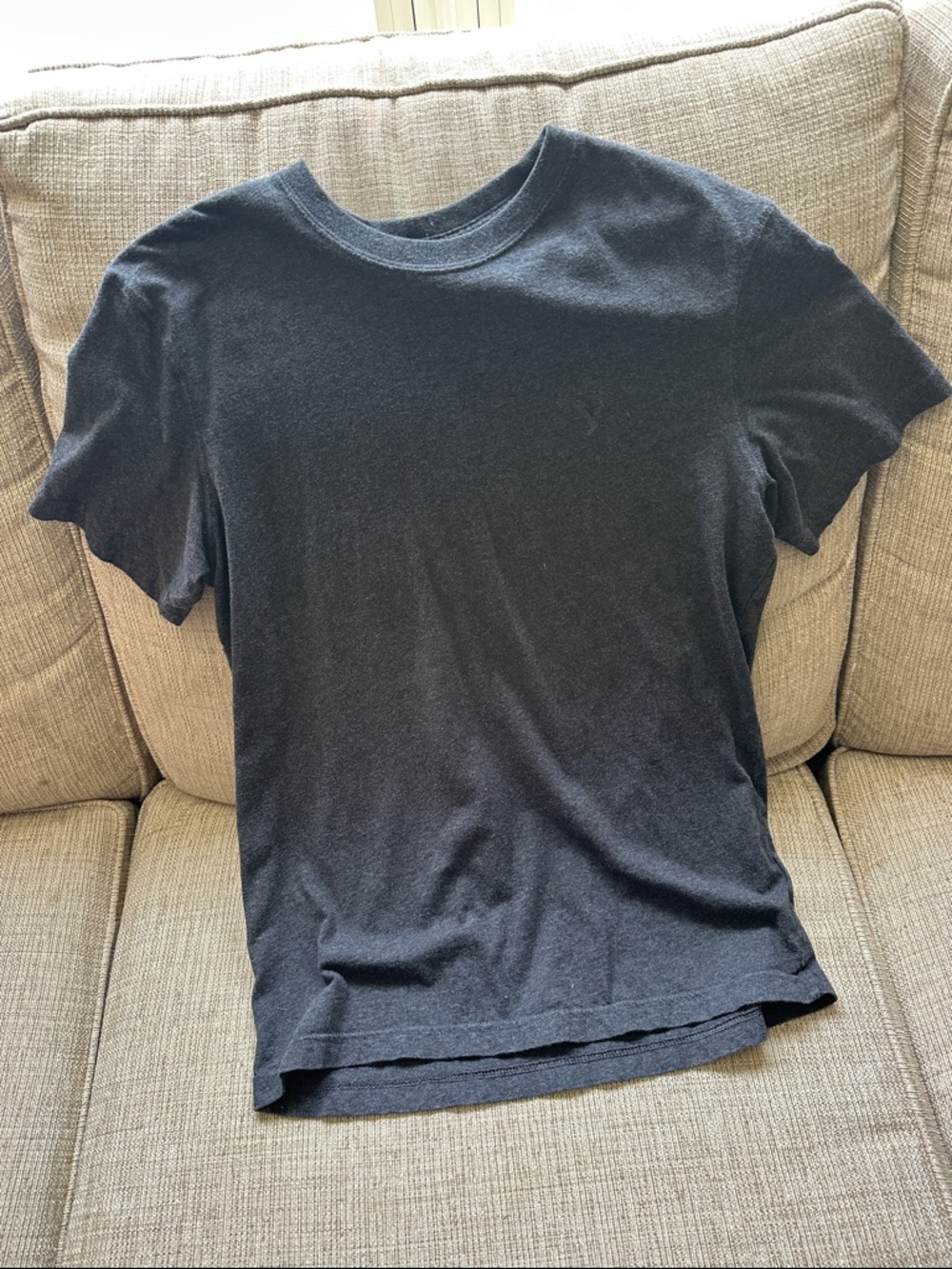 Classic Crewneck T‑Shirt - Heathered Black